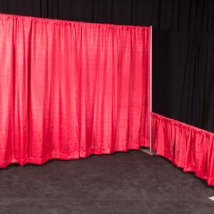 Red Pipe & Drape — Banjo Fabric