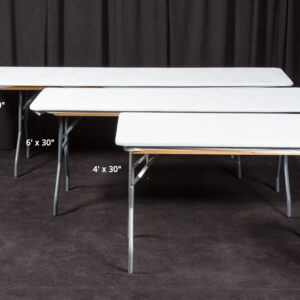 Undraped with Vinyl Top - Rectangular